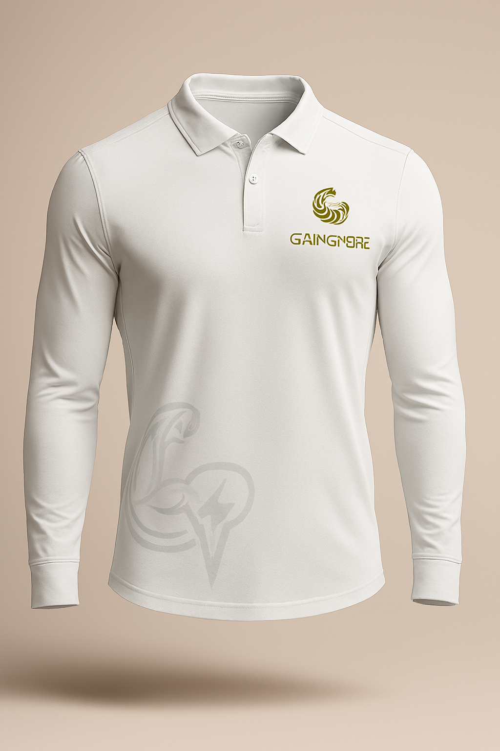 GAINZPURE™ long-sleeve athletic polo